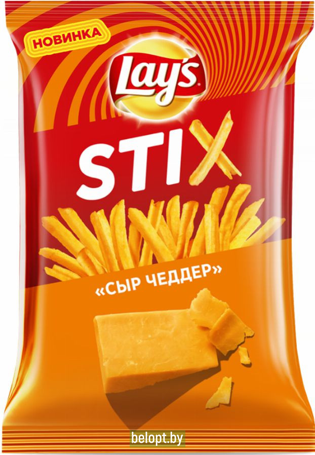 Чипсы «Lay's» STIX, сыр Чеддер, 125 г.