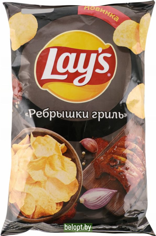 Чипсы «Lay's» ребрышки гриль, 150 г.