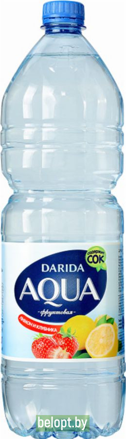 Напиток «Aqua» фруктовая с ароматом лимона и клубники, 1.5 л.