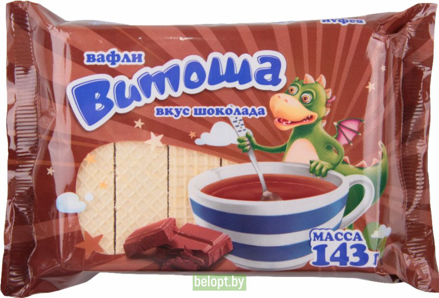 Вафли «Витоша» шоколадные, 143 г.