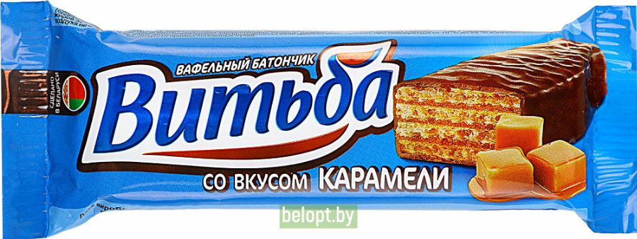 Вафельный батончик «Витьба» карамель, 35 г.