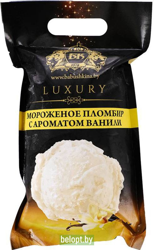 Мороженое «Luxury» с ванилью, 15%, 500 г.