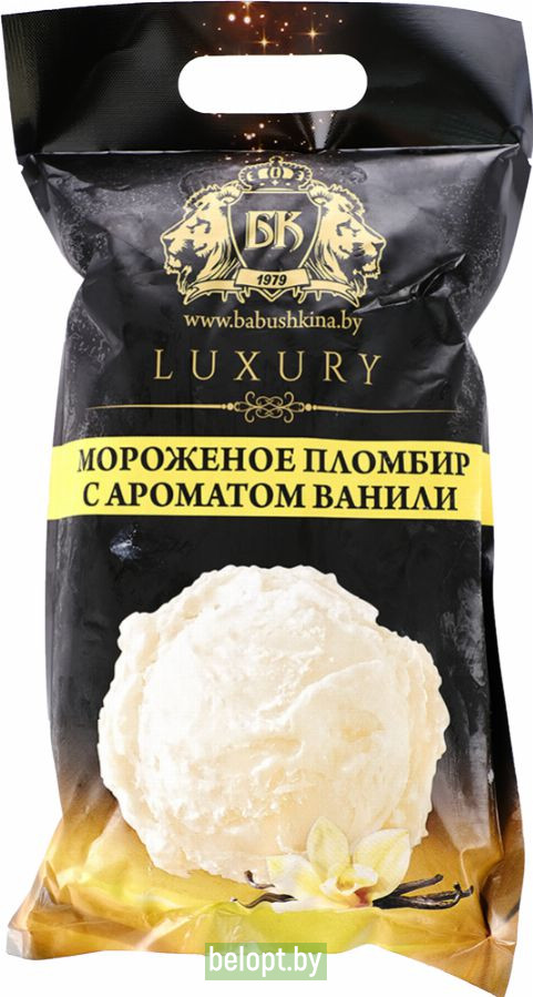 Мороженое «Luxury» с ванилью, 15%, 900 г.