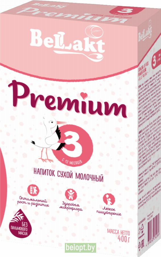 Смесь сухая «Беллакт Premium 3» молочная, 400 г.