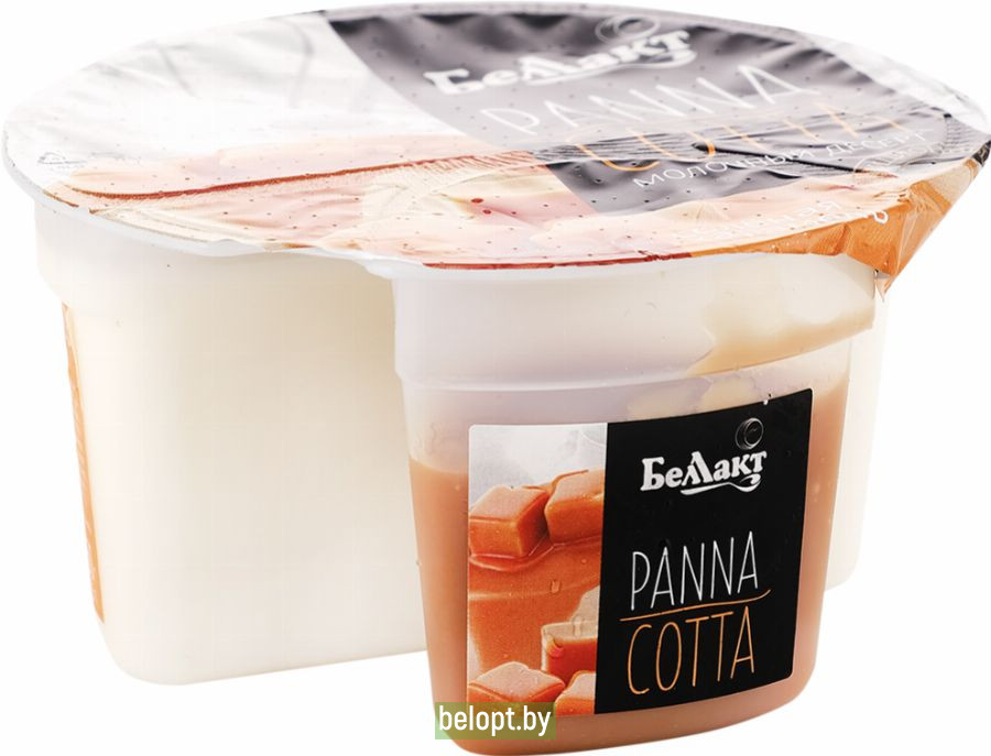 Десерт «Panna Cotta» соленая карамель, 8%, 150 г.
