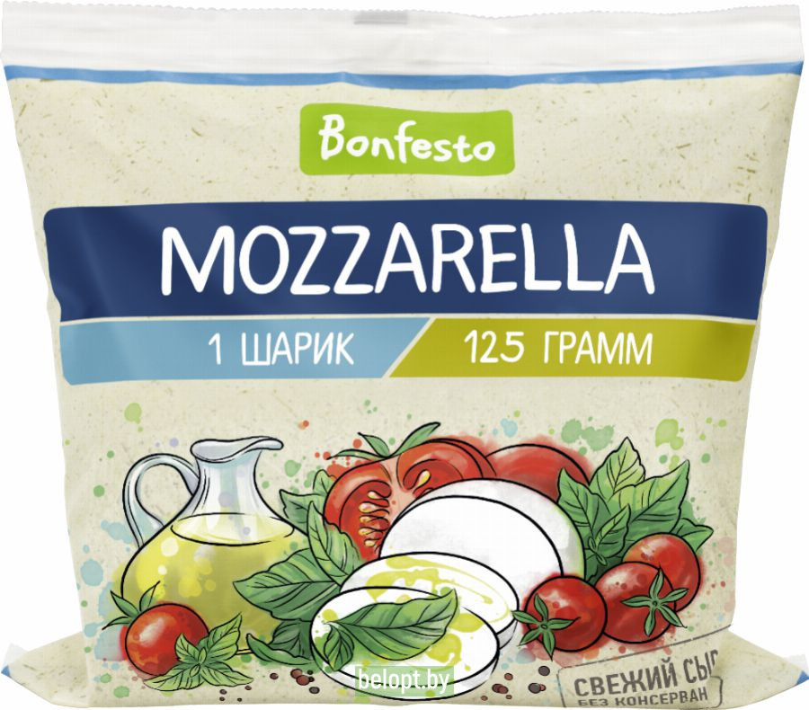 Сыр «Моцарелла» мягкий 45 %, 125 г