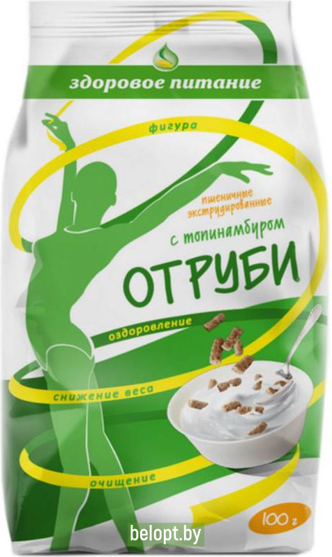 Отруби «Пшеничные» с топинамбуром, 100 г.