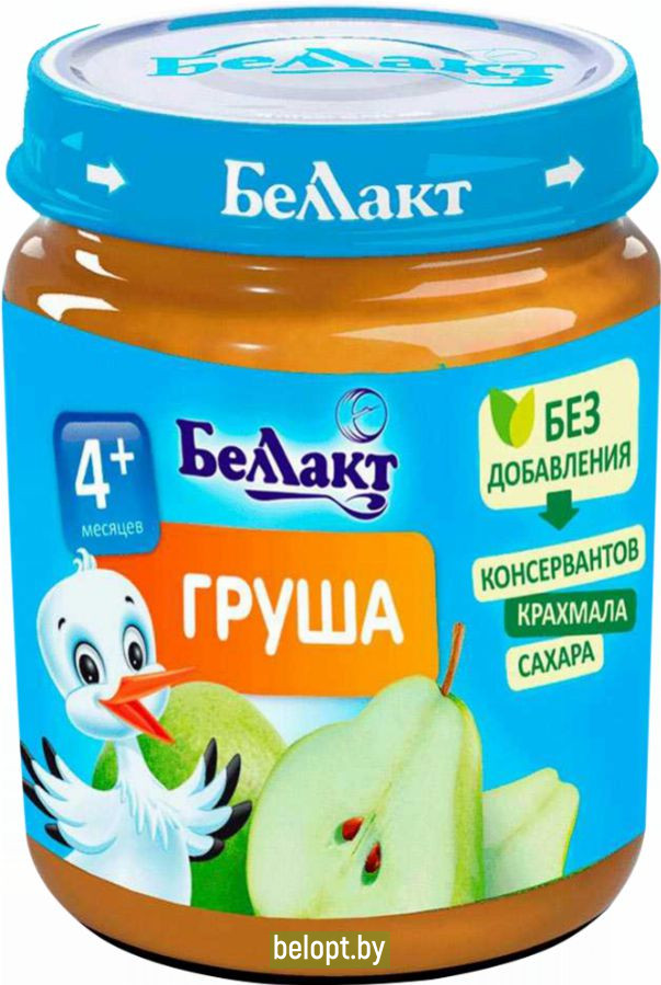 Пюре «Беллакт» из груш, 100 г.