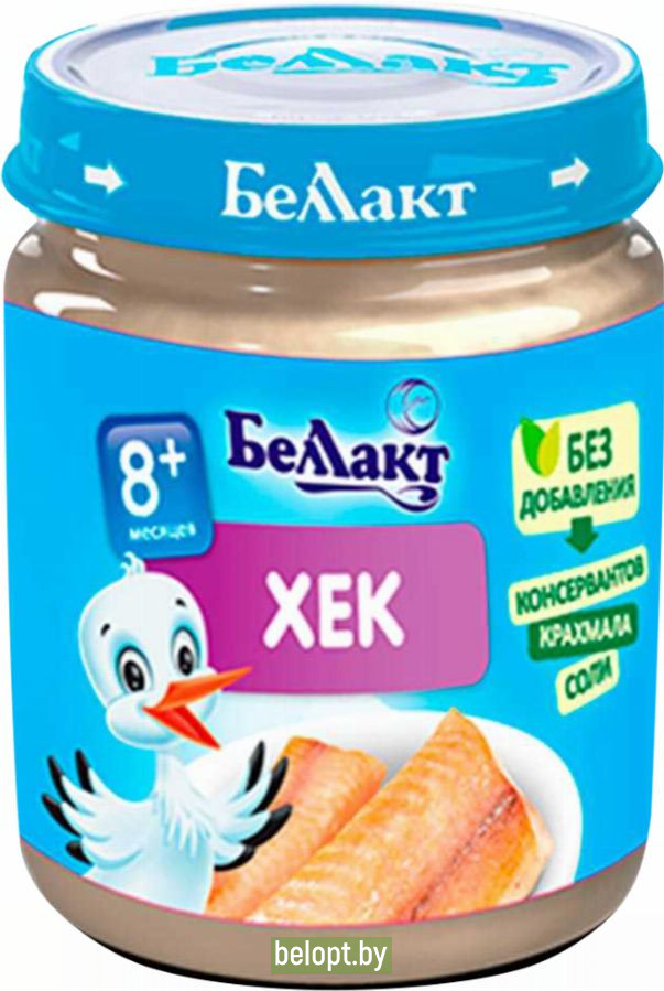 Пюре «Беллакт» из хека, 95 г.