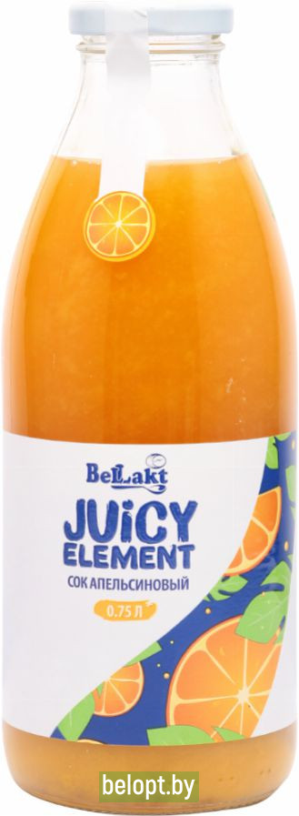 Сок «Juicy Element» апельсиновый, 0.75 л.