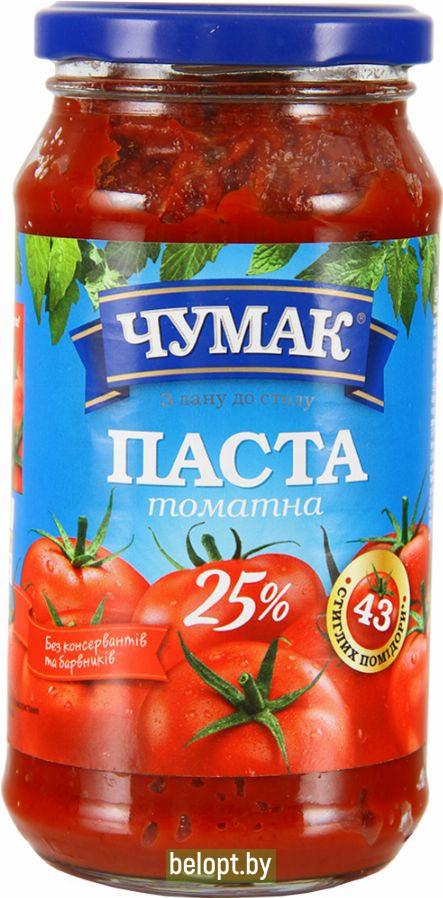 Паста томатная «Чумак» 25%, 450 мл.