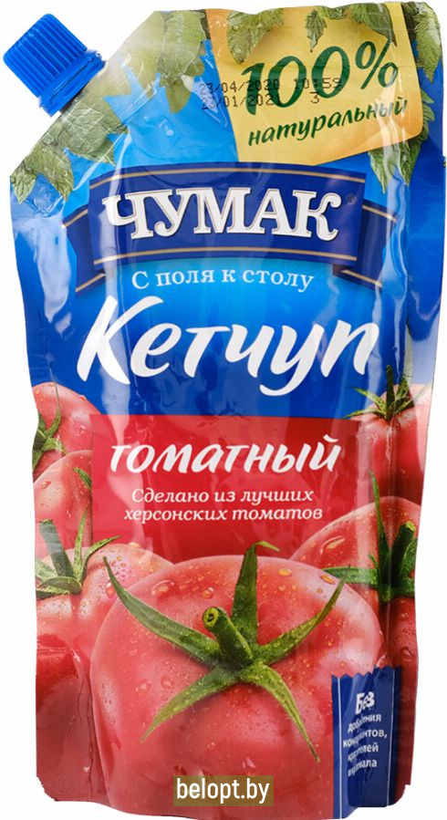 Кетчуп «Чумак» томатный, 270 г.