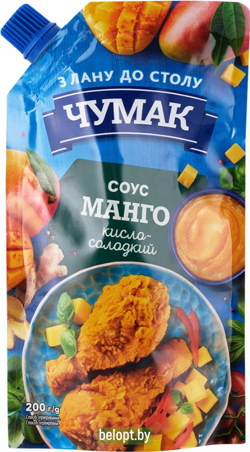 Соус «Чумак» кисло-сладкий, манго, 200 г