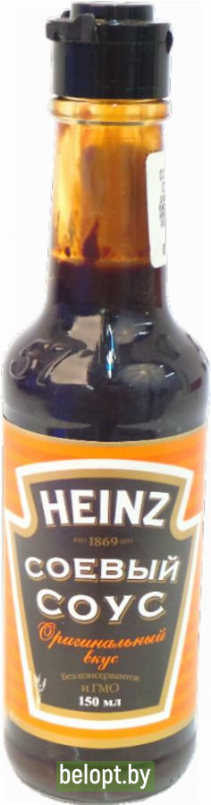 Соевый соус «Heinz» оригинальный вкус, 150 мл.