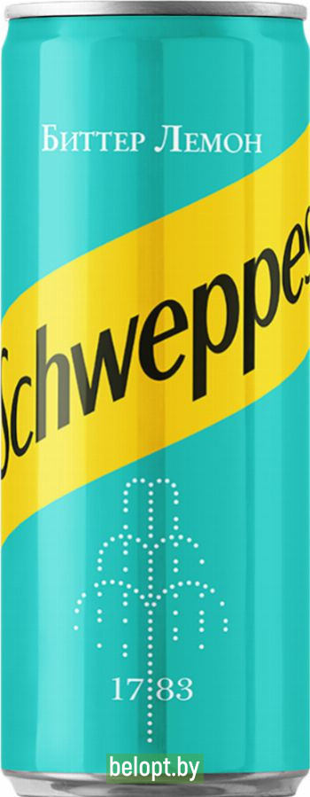 Напиток «Schweppes» биттер лемон, 0.33 л.