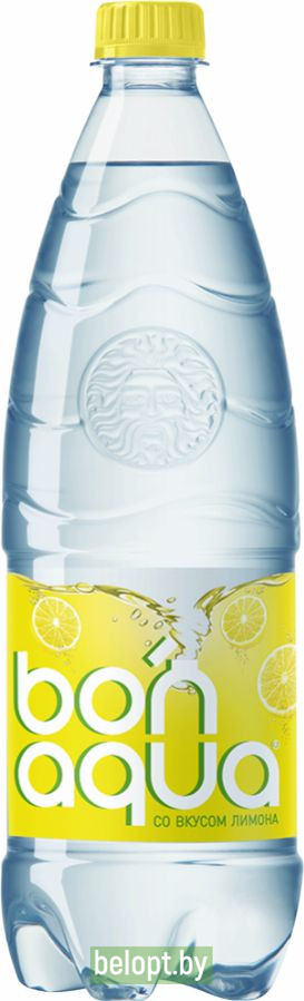 Вода питьевая, газированная «Bonaqua» лимон, 1 л.