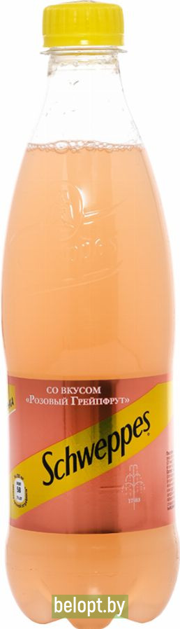 Напиток «Schweppes» розовый грейпфрут, 0.5 л.