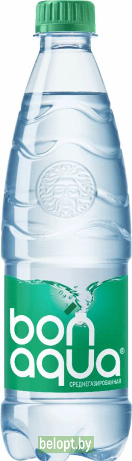 Вода питьевая «Bonaqua» плюс, среднегазированная, 0.5 л.