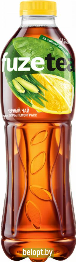 Чай черный «Fuzetea» со вкусом лимон-лемонграсс, 1 л.