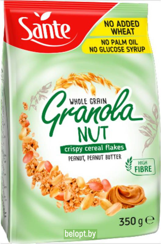 Мюсли хрустящие «Granola» с арахисом и арахисовой пастой, 350 г.