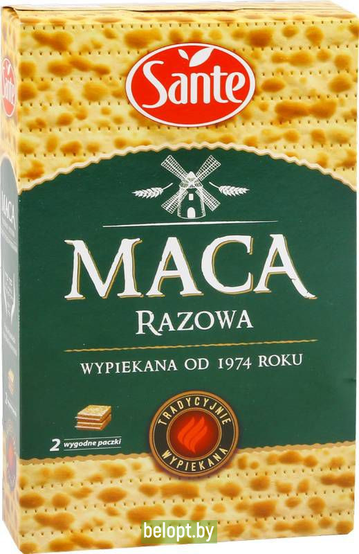 Хрустящие хлебцы «Sante» маца пшенично-ржаная, 180 г.