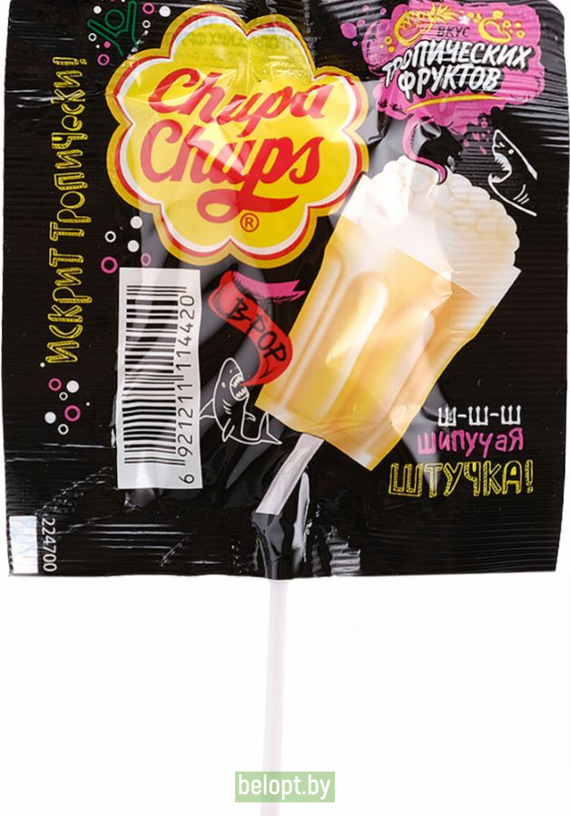 Карамель «Chupa Chups» тропические фрукты, 15 г.