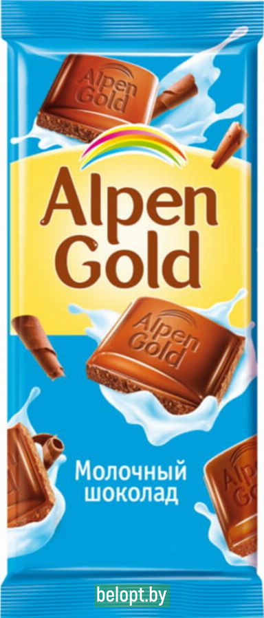 Шоколад «Alpen Gold» молочный, 90 г.