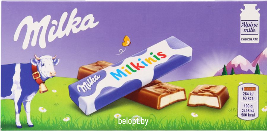 Шоколад молочный «Milka» 87.5 г.